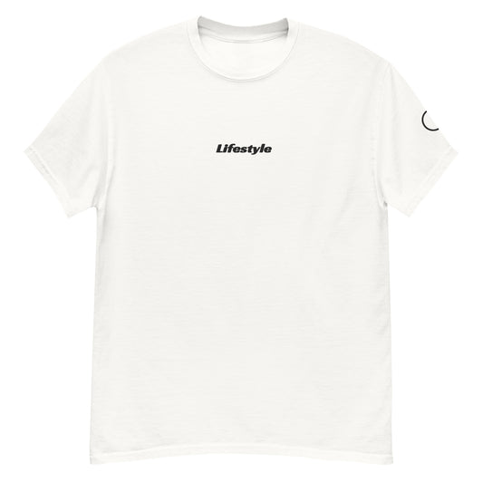 Embroidered "LIFESTYLE" T-Shirt "THEY THINK I'M CRAZY"