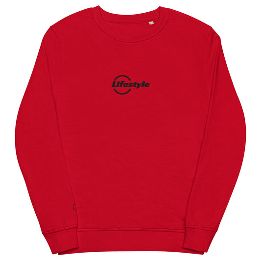 Embroidered "LIFESTYLE" Logo Sweater